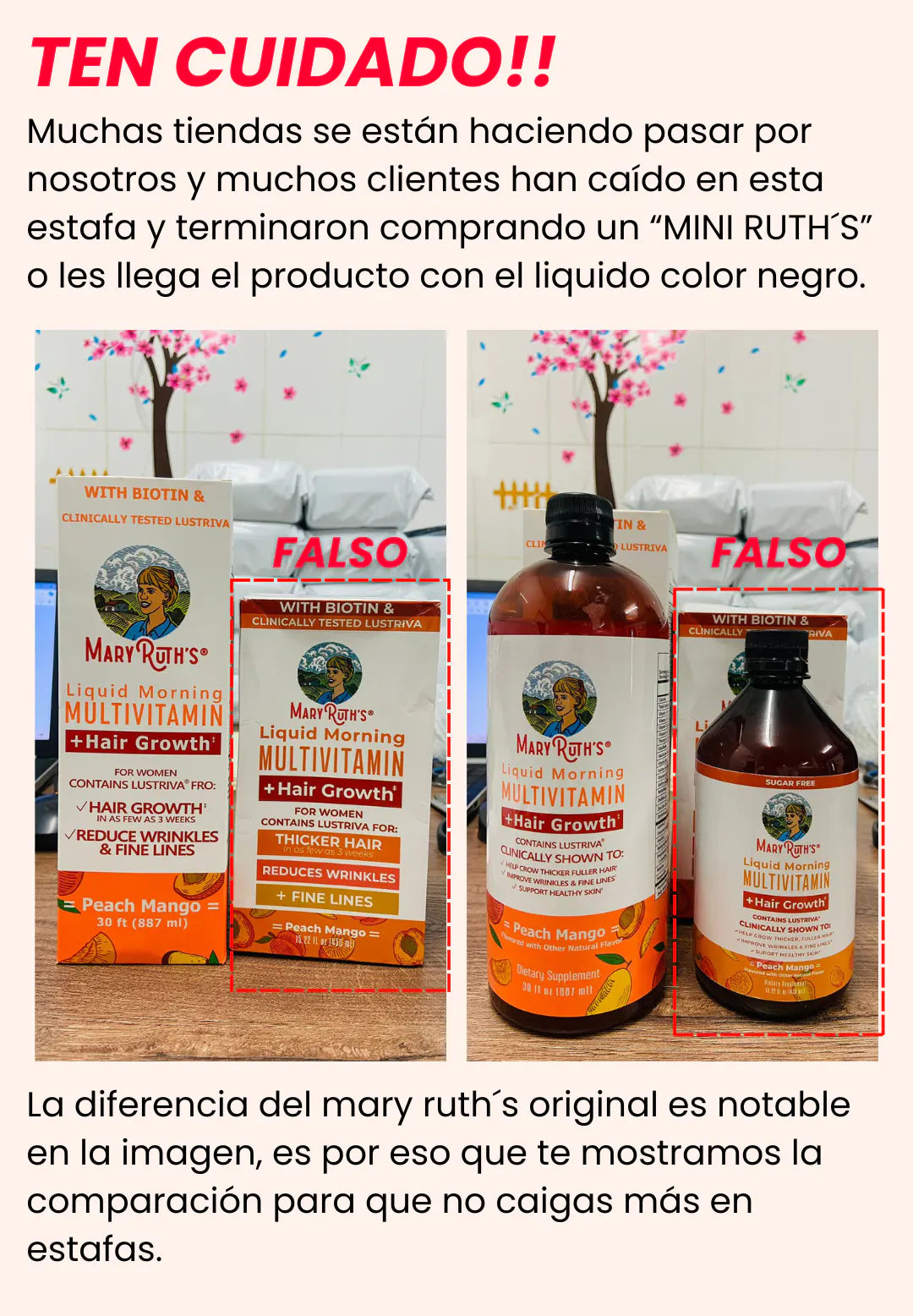 Multivitamina Para El Crecimiento Del Cabello con lustriva - MARYRUTH'S™ 💇♀️✨
