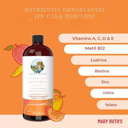 Multivitamina Para El Crecimiento Del Cabello con lustriva - MARYRUTH'S™ 💇‍♀️✨
