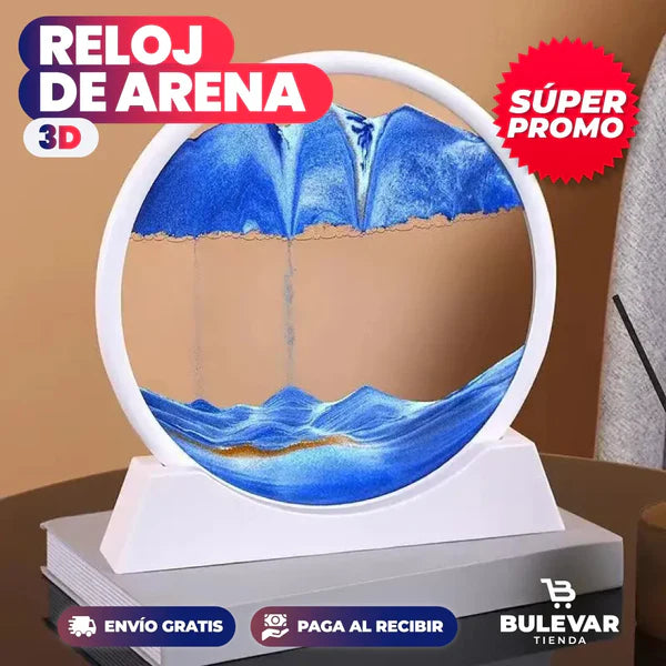 RELOJ DE ARENA LUXURUY 3D - CALIDAD AMERICANA