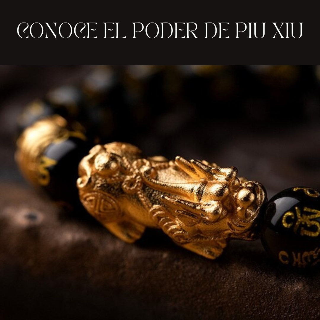 PULSERA FENG SHUI™  ORO LAMINADO DE LA RIQUEZA Y LA BUENA SUERTE