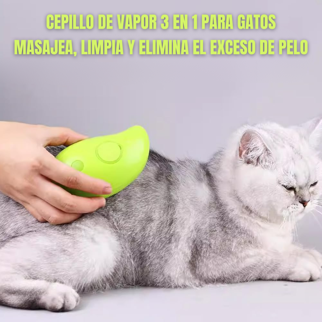 PETBRUSH Cepillo De Vapor 3 EN 1 + ESENCIA GRATIS