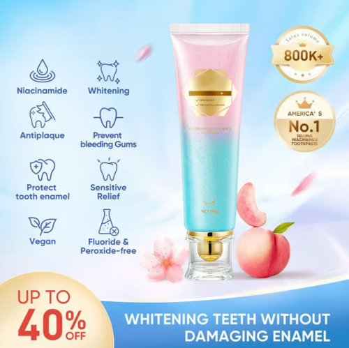 Pasta dental blanqueadora con niacinamida bright white™
